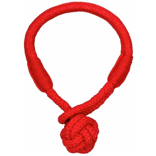 Playology жевательный канат TOUGH TUG KNOT с ароматом говядины, красный