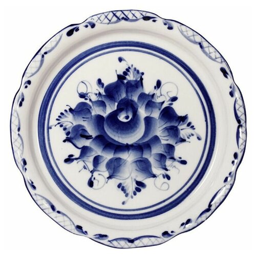 Сухарница Идиллия Гжель ручная роспись 750₽