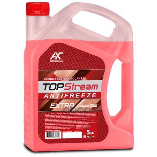 Антифриз TOPStream EXTRA RED (красный) G12 5 л