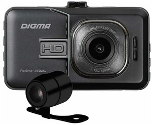 Видеорегистратор Digma FreeDrive 118 Dual Black