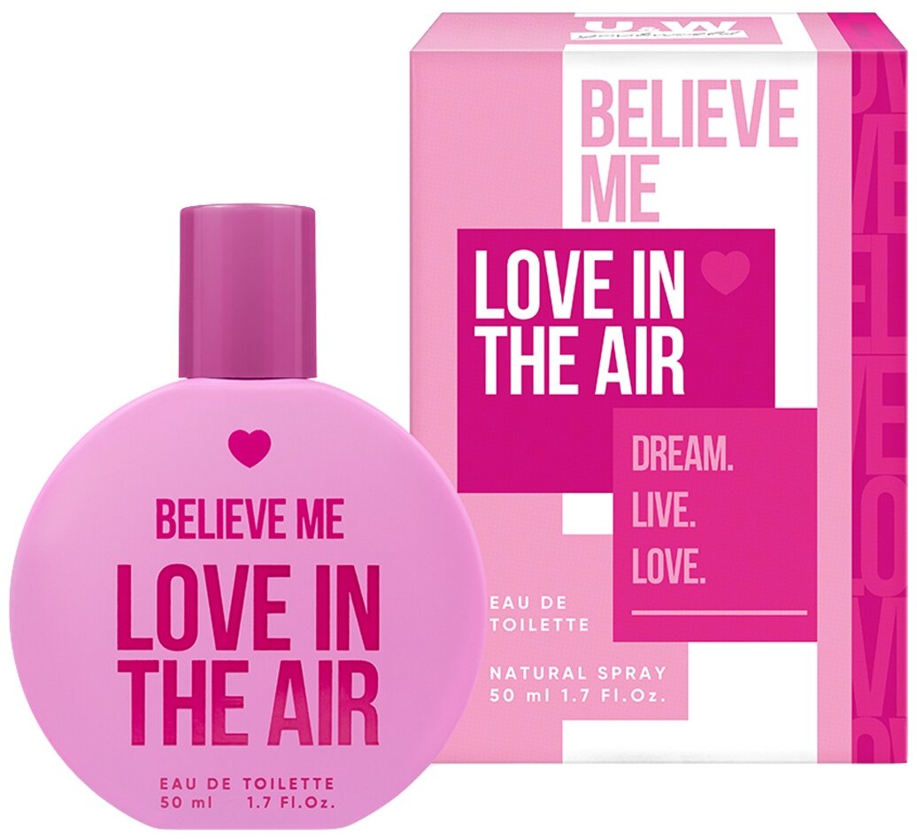 U&World туалетная вода Believe me Love in the air