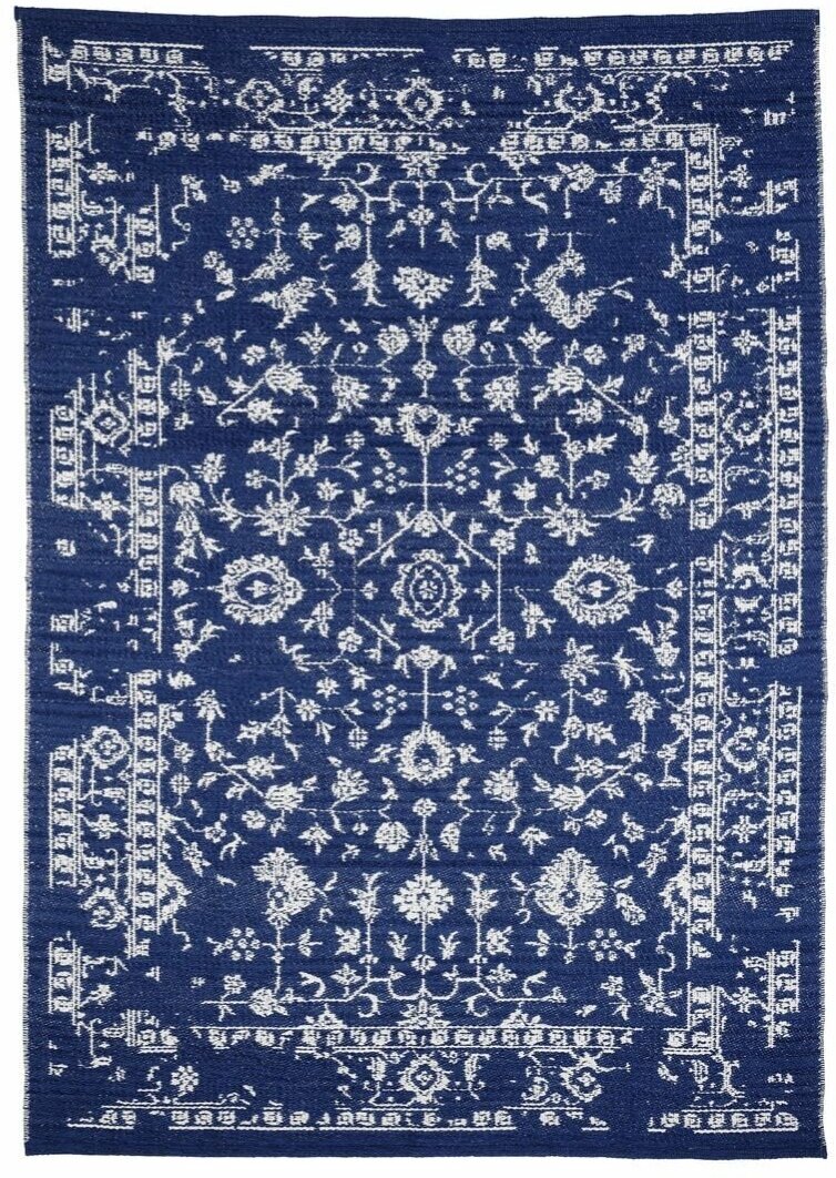 фото DAMSHOLTE ковер ручной работы IKEA, размер 170x240 см, цветы виджеты/синий