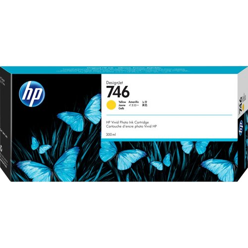 картридж hp 746 300 ml photo black ink cartridge HP 746 300-ml Yellow Ink Cartridge