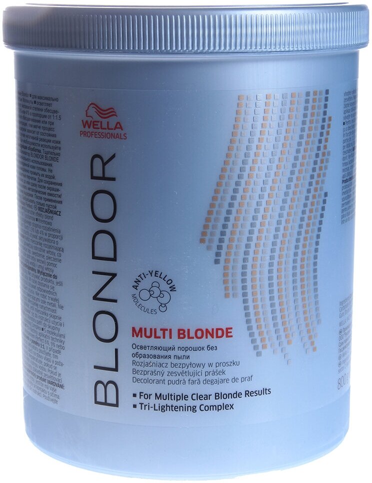 Wella Professional Blondor Multi Blonde на масляной основе без образования пыли, 800 г