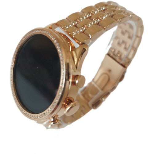 Умные наручные круглые смарт часы Smart watch RAV C5777Gen9 gold steel 398000₽