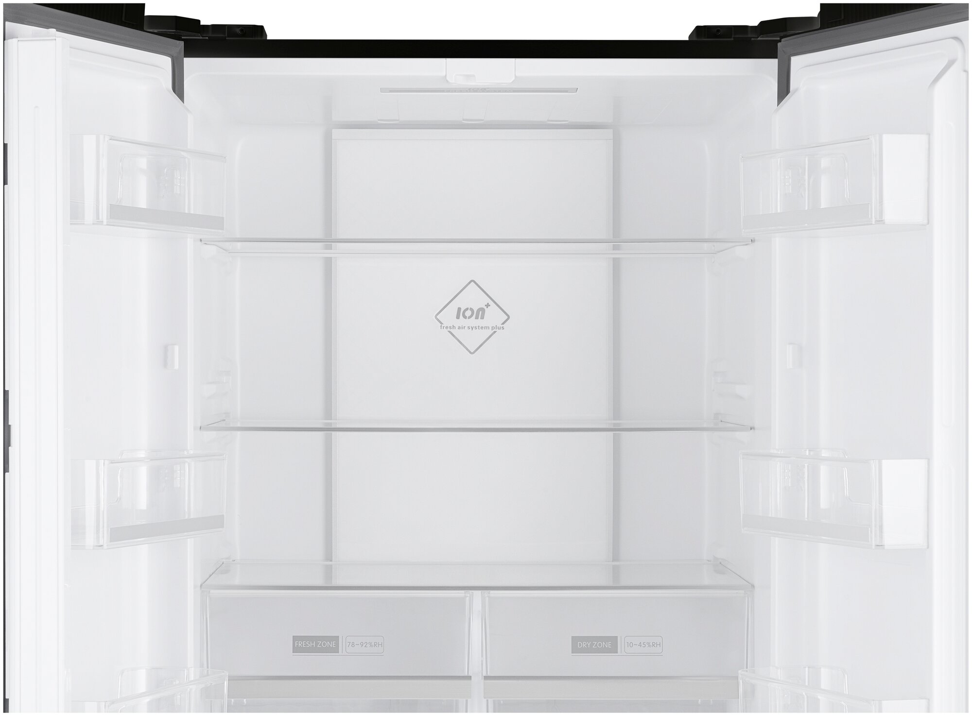 Отдельностоящий холодильник с инвертором Weissgauff WCD 450 BG NoFrost Inverter - фотография № 5