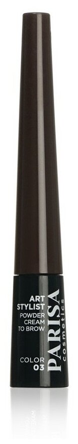 Пудра - крем для бровей Parisa Cosmetics Powder Cream To Brow 03, Шоколадный, 1г