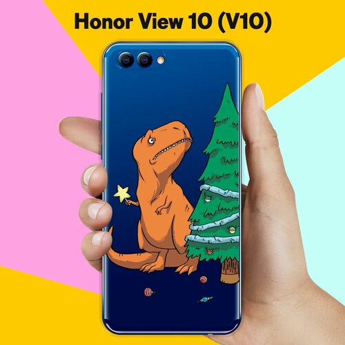 Силиконовый чехол на Honor View 10 (V10) Звезда на елку / для Хонор Вьюв 10 В10
