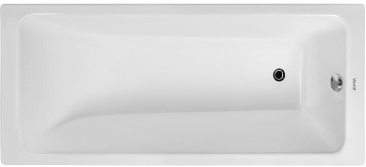 Чугунная ванна Wotte Line 1600x700 без антискользящего покрытия