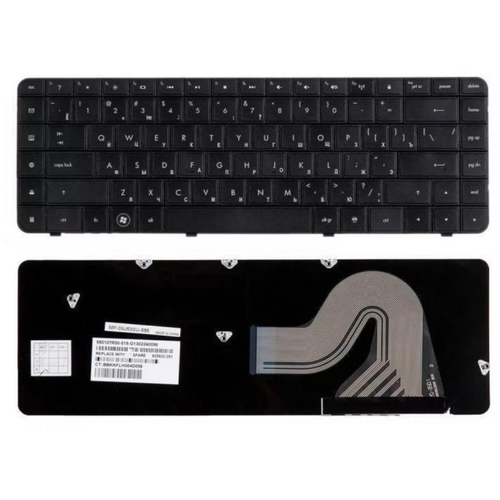 Клавиатура HP Compaq Presario CQ62, CQ56, Pavilion G62 (чёрная) клавиатура zeepdeep партномер 605922 251 для ноутбука hp g56 g62 compaq presario cq56 cq62 черная гор enter
