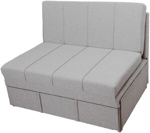 Диван-кровать StylChairs Сёма, ширина 120 см, без подлокотников, обивка: ткань рогожка — купить в интернет-магазине по низкой цене на Яндекс Маркете