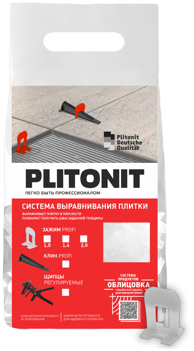 Зажим для укладки плитки Plitonit Profi 1