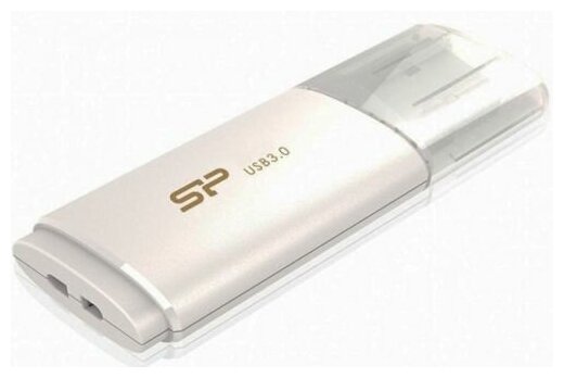 Накопитель USB 3.0 64GB Silicon Power Blaze B06 SP064GBUF3B06V1W белый