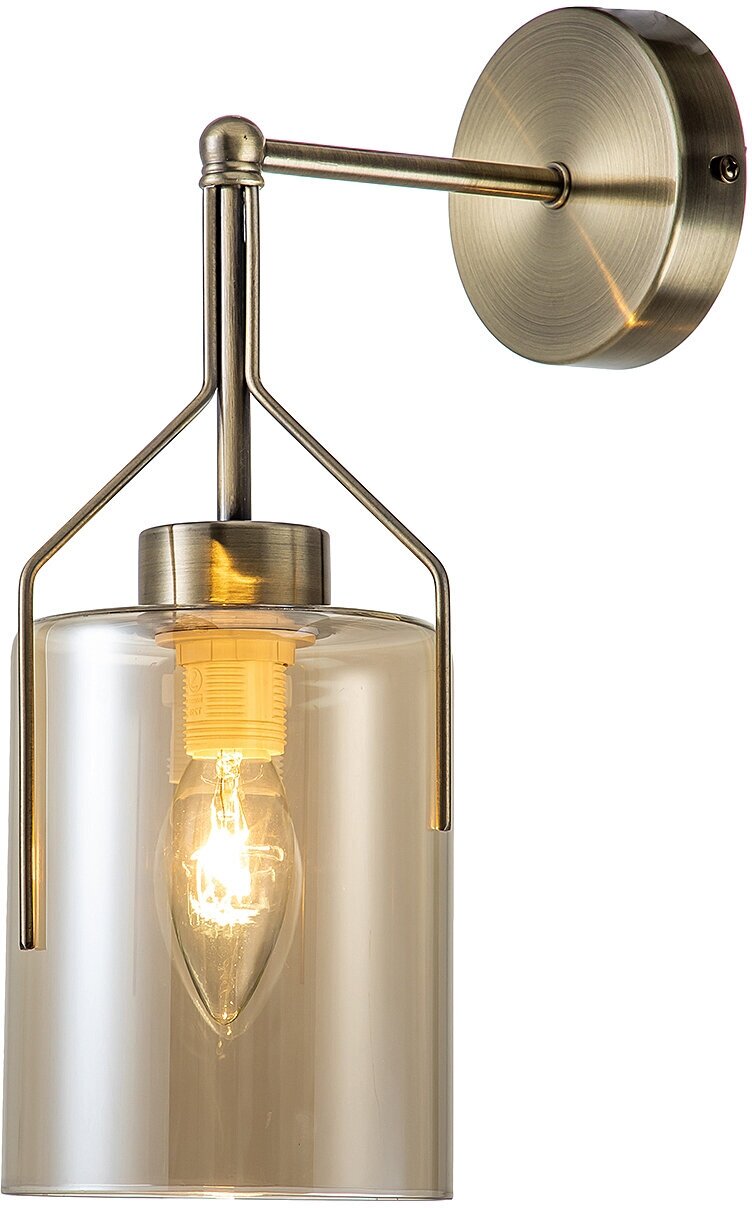 фото Настенное бра Escada Divita 688/1A, E14, кол-во ламп:1шт, Латунь