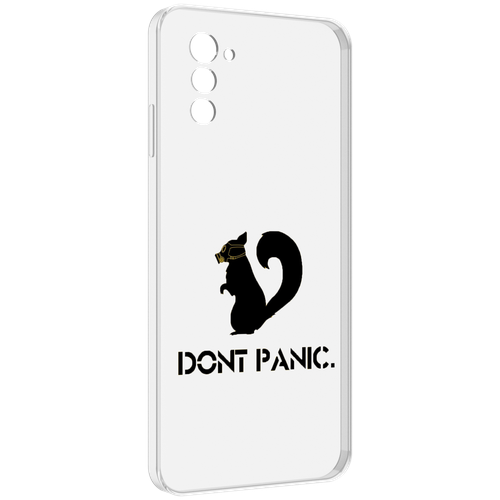 Чехол MyPads не паникуем для UleFone Note 12 / Note 12P задняя-панель-накладка-бампер