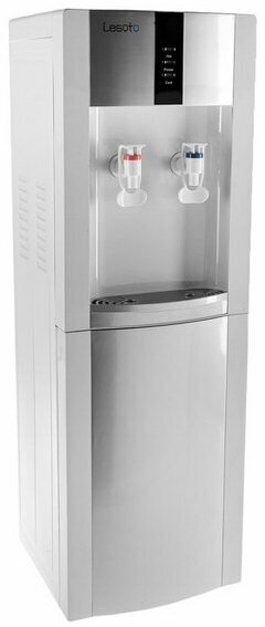 Кулер для воды напольный APEXCOOL 16LD белый с серебром нагрев и охлаждение со шкафчиком - фотография № 3