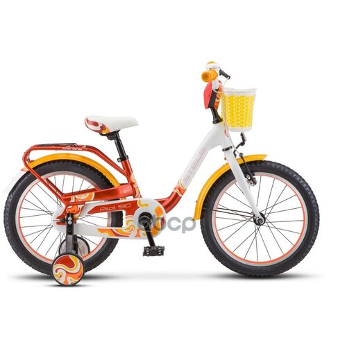 STELS LU075261 Велосипед 18 детский STELS Pilot 190 (2018) количество скоростей 1 рама сталь 9 Красный/желтый/белый 1шт