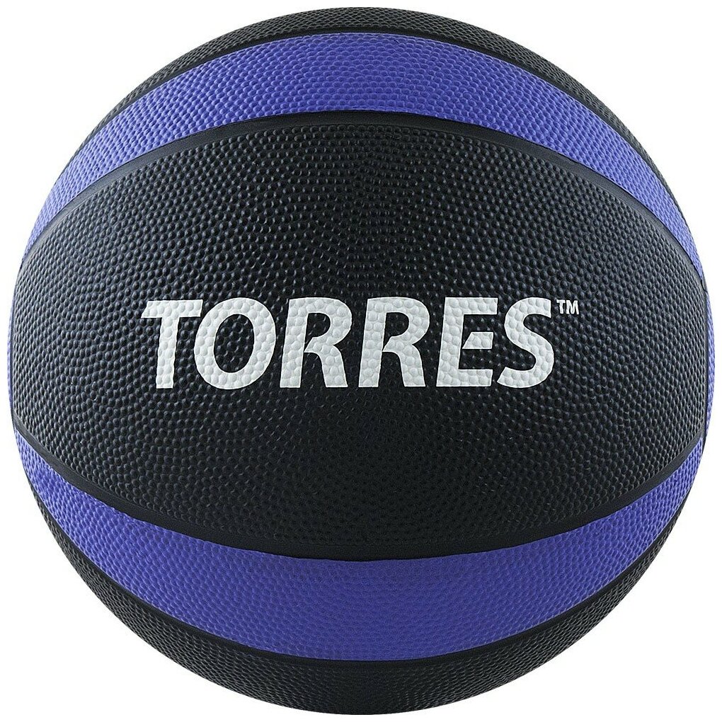 Медбол Torres Al00225, 5кг, чёрно-фиолетовый