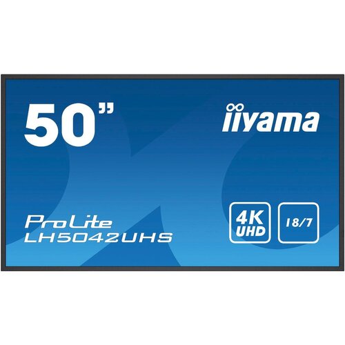 ЖК панель Iiyama LH5042UHS-B3 черный 14272000₽