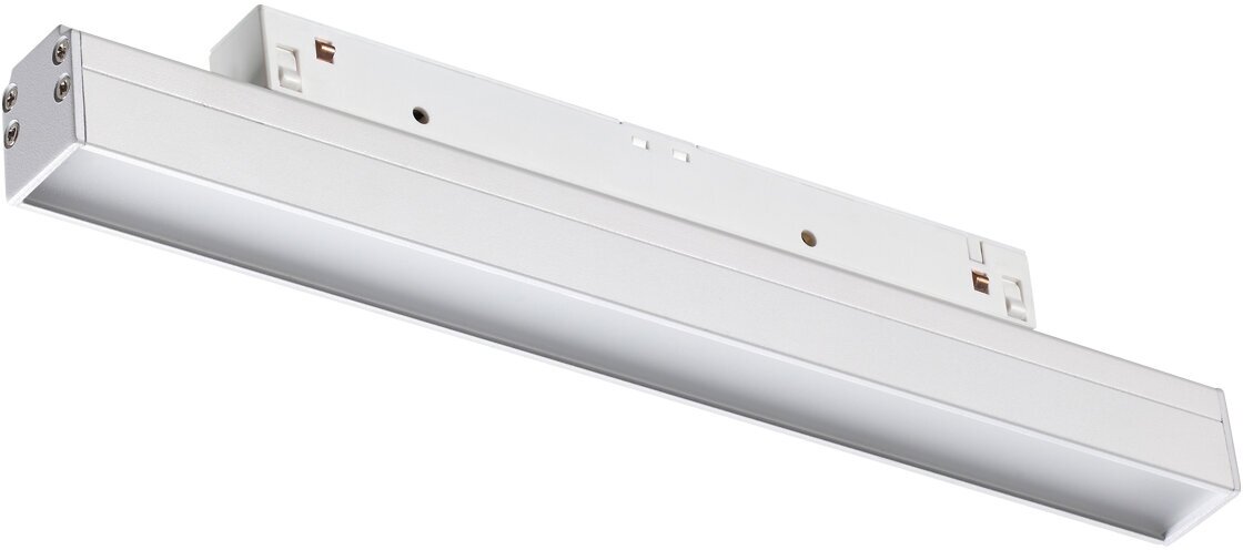 Трековый светильник Novotech Flum 358409, LED, 12Вт, кол-во ламп:1шт, Белый