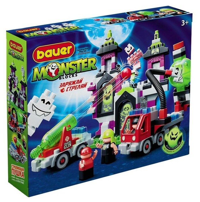 Bauer Конструктор Monster blocks, набор большой