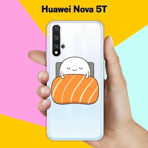 Силиконовый чехол Суши засыпает на Huawei Nova 5T силиконовый чехол суши на huawei nova 5t