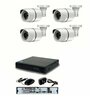 Готовый AHD комплект видеонаблюдения на 4 уличные камеры 2мП Full HD 1080P с ИК подсветкой до 20м
