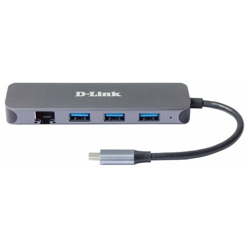 Хаб разветвитель D-Link DUB-2334 черный dub-2334a1a 453400₽