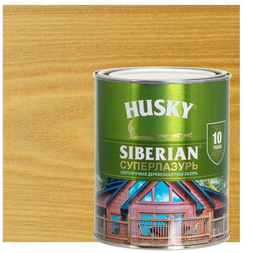 Суперлазурь Husky Siberian дуб 0,9л