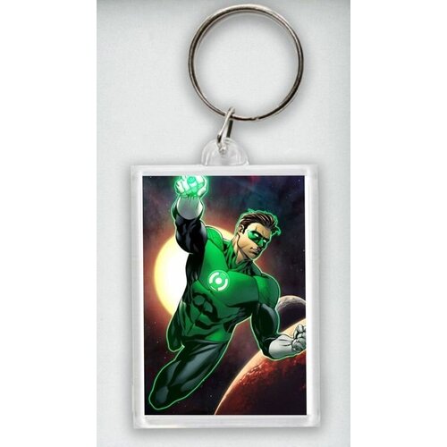 фото Брелок зелёный фонарь, green lantern №4 suvenirof-shop