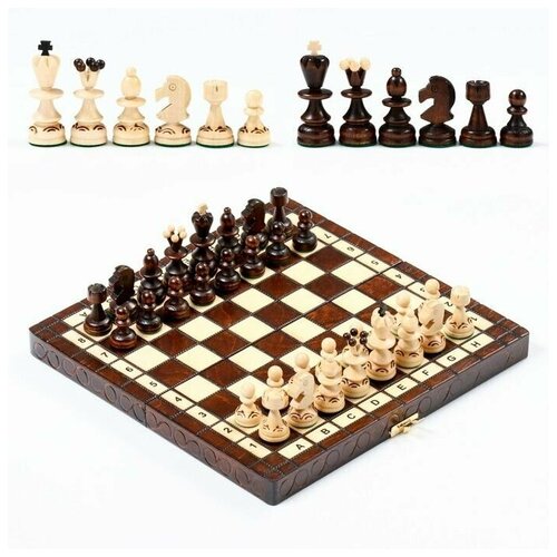 Шахматы "Жемчуг", 28 х 28 см, король h-6.5 см, пешка h-3 см 1 набор