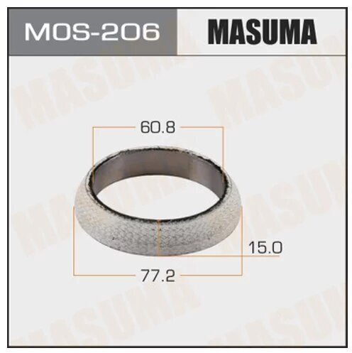 Упл. кольцо под выхл. коллект. MASUMA, MoS206 MASUMA MoS-206