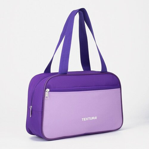Сумка для обуви на молнии, наружный карман, цвет сиреневый/фиолетовый сумка для обуви на молнии наружный карман textura цвет сиреневый фиолетовый