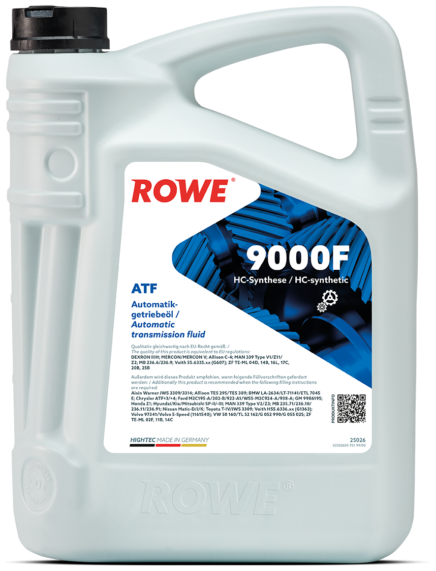 Масло трансмиссионное ROWE HIGHTEC ATF 9000 5л 25020-0050-99