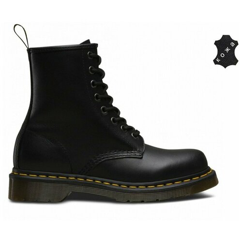 Кожаные женские ботинки Dr.Martens 1460 W Nappa STANDARD 11821002 черные (40)