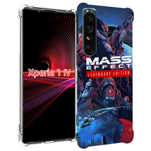 Чехол MyPads Mass Effect Legendary Edition для Sony Xperia 1 IV задняя-панель-накладка-бампер чехол mypads mass effect legendary edition для infinix hot 12 play задняя панель накладка бампер