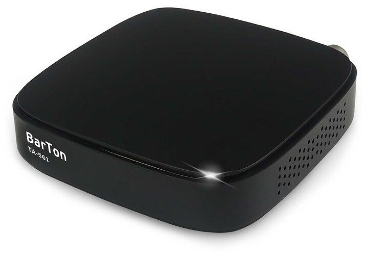 Приставка для цифрового ТВ BarTon TA-561 FullHD DVB-T2 HDMI USB чёрная