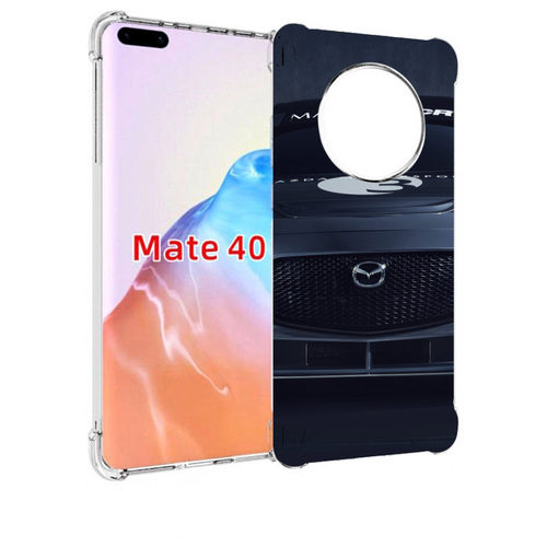 Чехол MyPads mazda мазда 3 для Huawei Mate 40 / Mate 40E задняя-панель-накладка-бампер