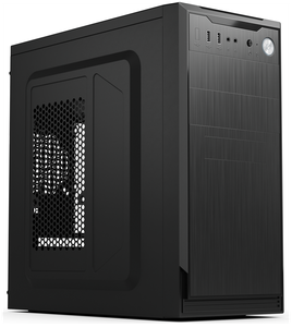 Фото Корпус для компьютера черный Prime Box S301 c блоком питания PSU500W
