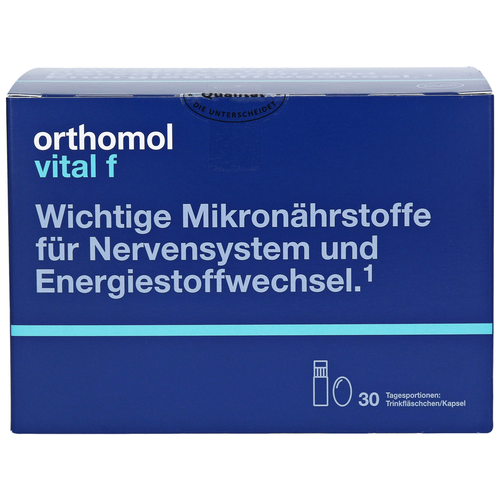 Orthomol Vital F (питьевая бутылка+капсулы) (30 шт)