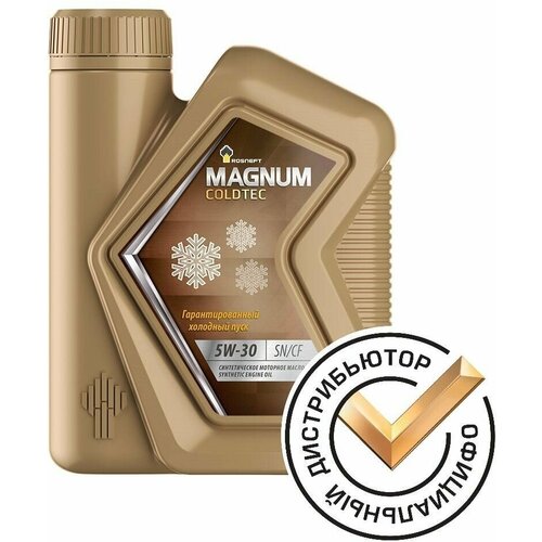 Rosneft Масло Моторное Rosneft Magnum Coldtec 5w-30 Синтетическое 1 Л 40813232