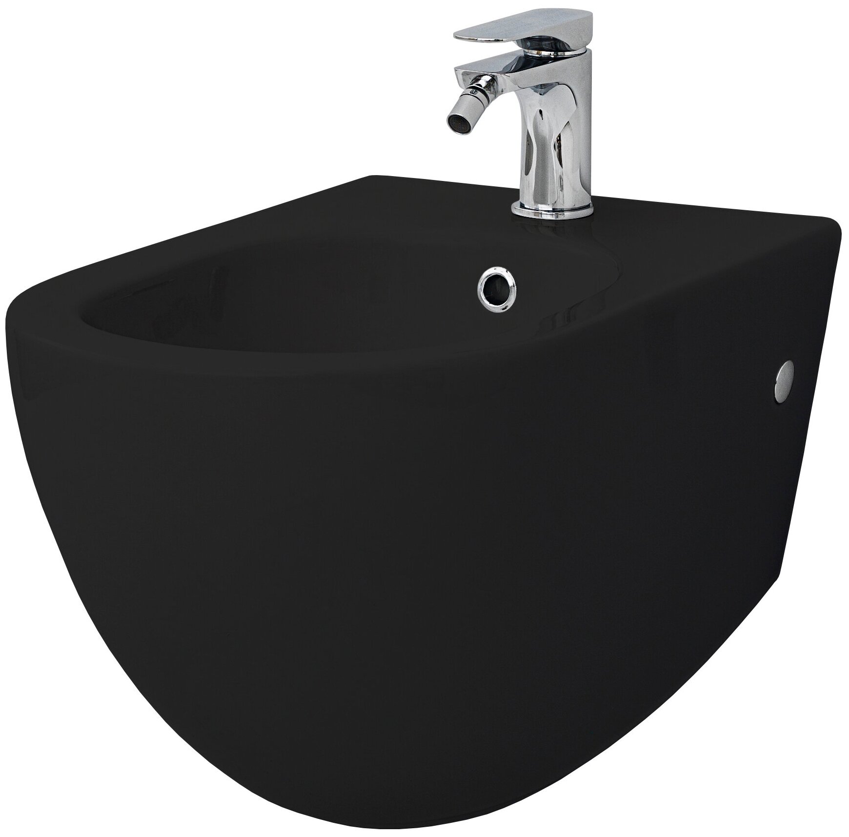 Подвесное биде ArtCeram FLB001 17;30 чёрный матовый - фото №3