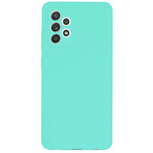 Накладка силиконовая Silicone Cover для Samsung Galaxy A53 5G A536 бирюзовая чехол для samsung galaxy a53 silicone cover peach ef pa536tpegru