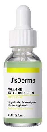 Активная сыворотка для сужения пор JsDerma Pore Fine Anti Pore Serum, 30мл