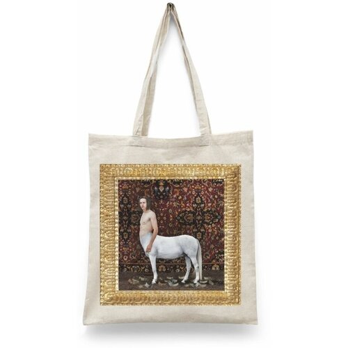 фото Сумка шоппер каждому своё, бежевый