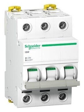 Schneider Electric выключатель нагрузки iSW 3П 40A - фотография № 1