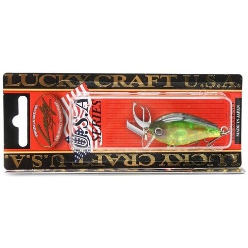 Воблер Lucky Craft Clutch SSR 5412 911 lime chart tiger