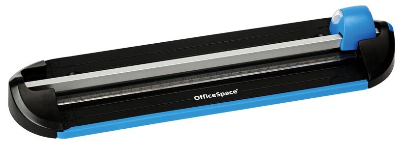 Резак роликовый А4 OfficeSpace «Multiblade» 305мм до 5л, линейка, 4 стиля резки