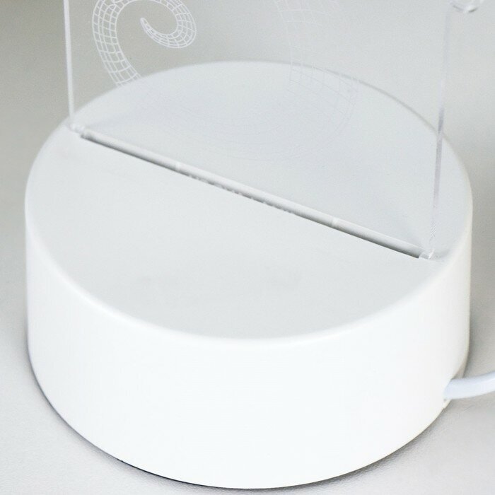 Светильник "Геккон" LED белый 9х9,5х15 см - фотография № 2