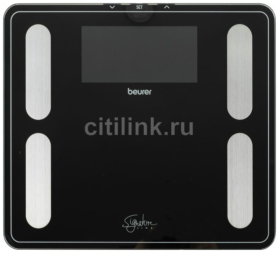 Напольные весы BEURER BF410 Signature Line, до 200кг, цвет: черный [735.72]